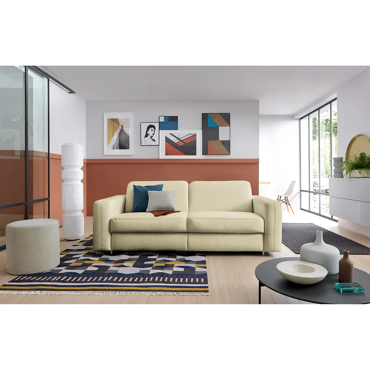 Schlafsofa Blayney | Weiß