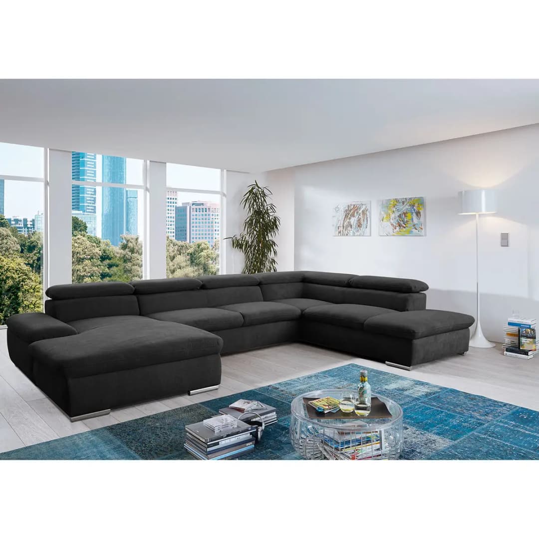 Wohnlandschaft Glenaire | Schwarz
