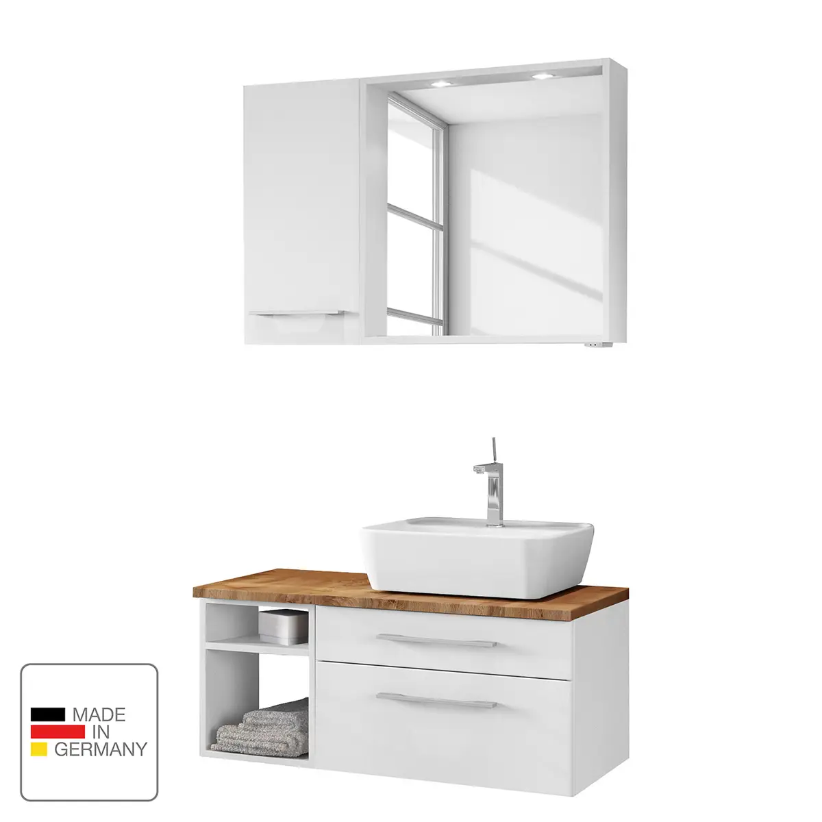 Badezimmerset III | Weiß