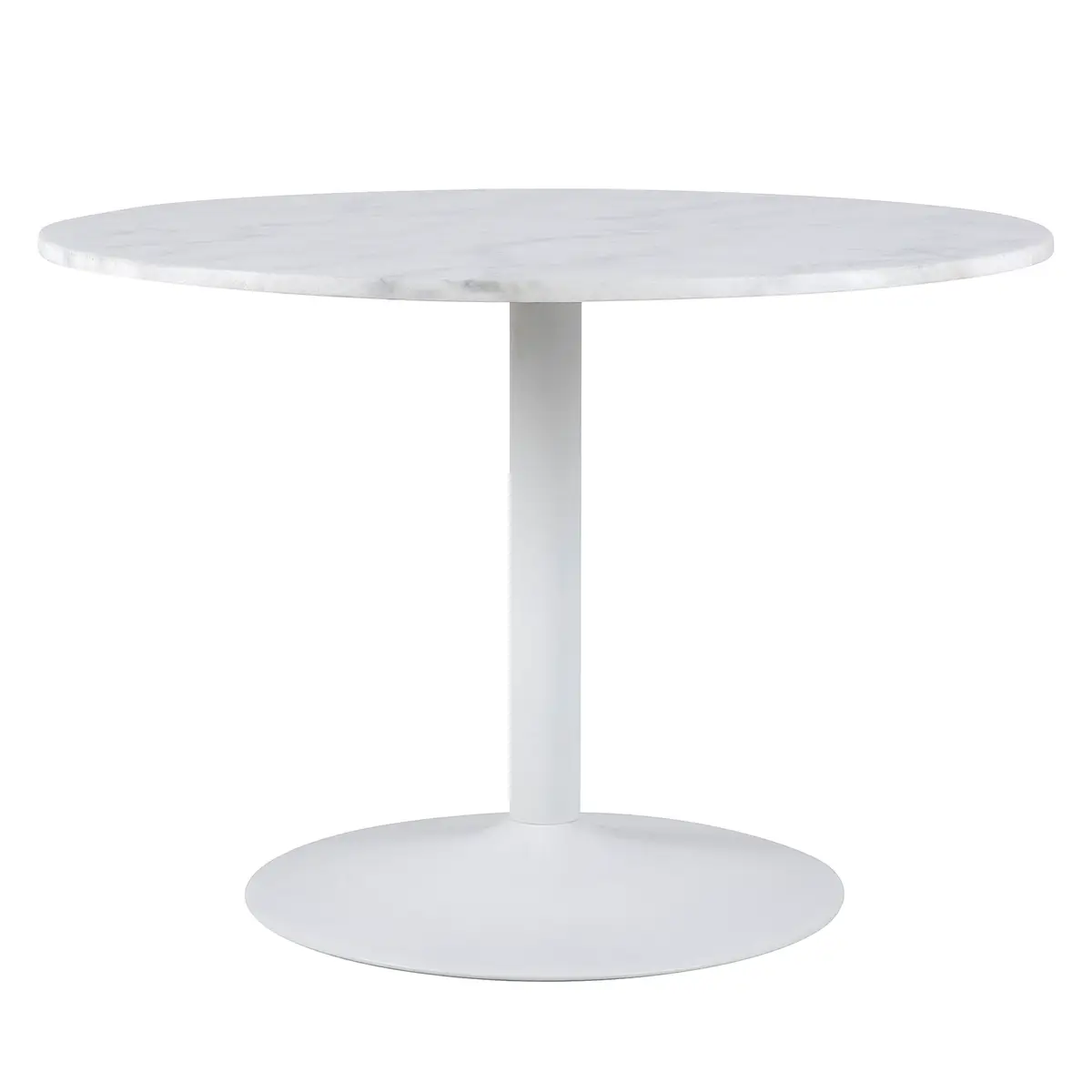 Esstisch Menden Ø 110cm Weiß/Weiß | Weiß