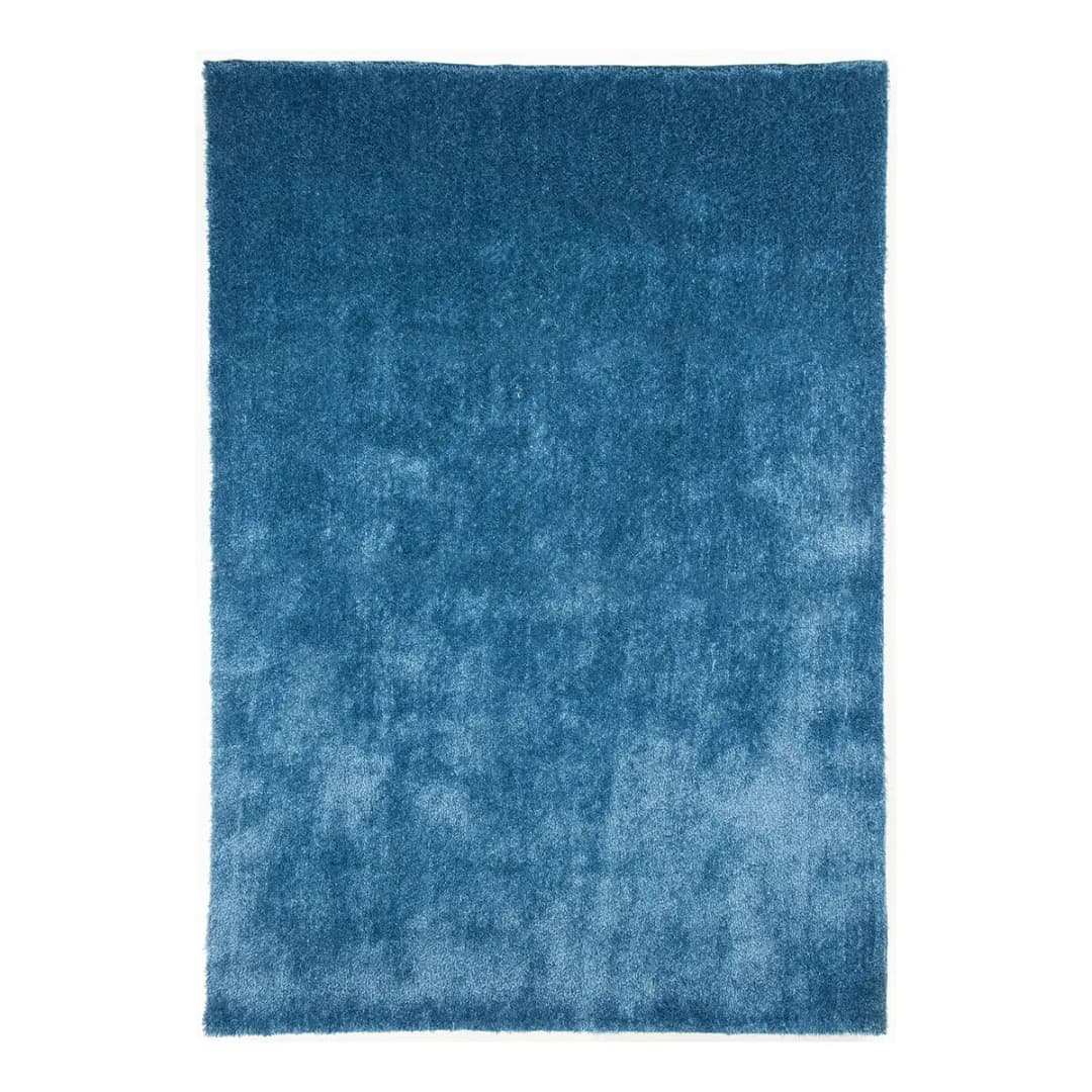 Hochflorteppich | Blau