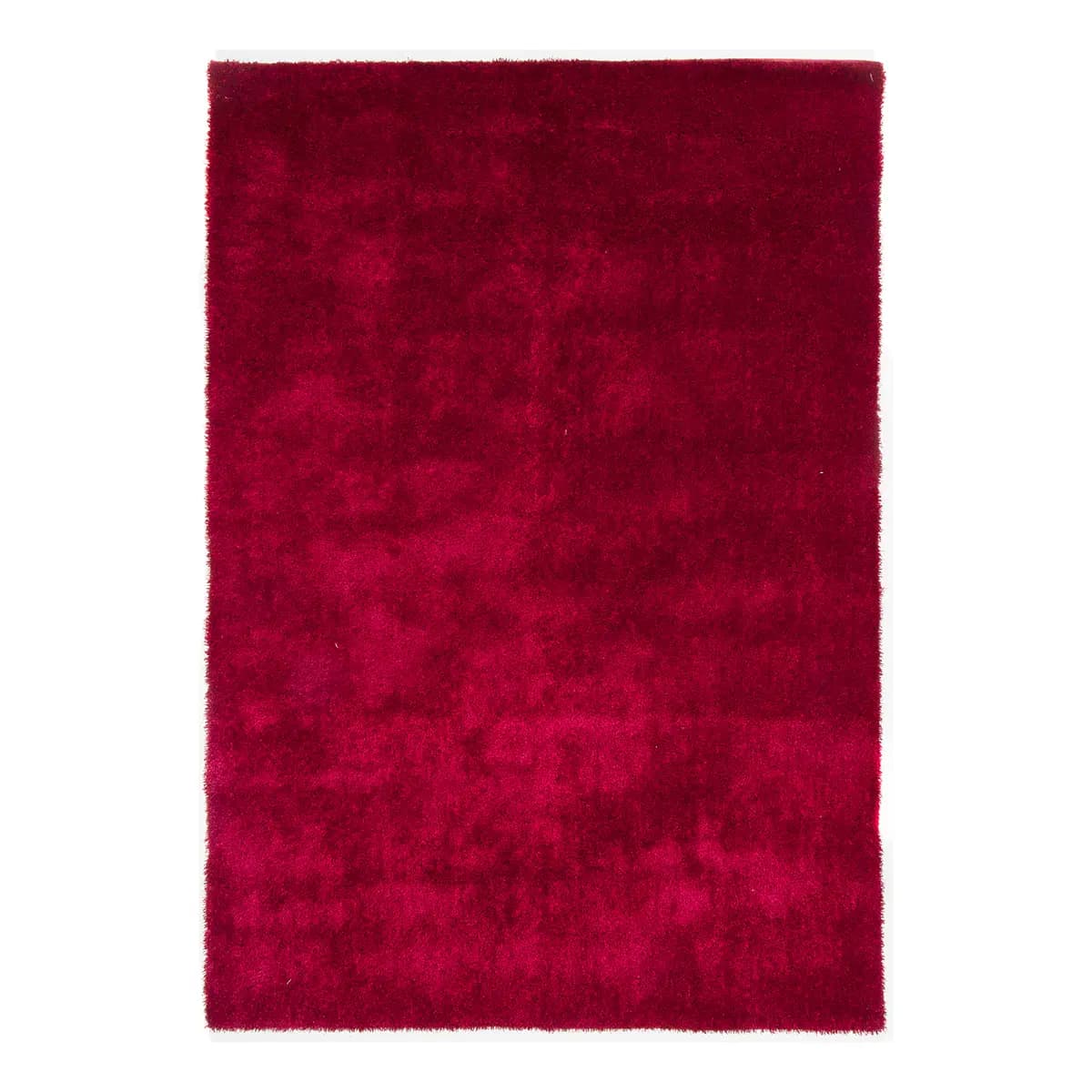 Hochflorteppich 160 x 230cm Rot/Dunkelrot | Rot