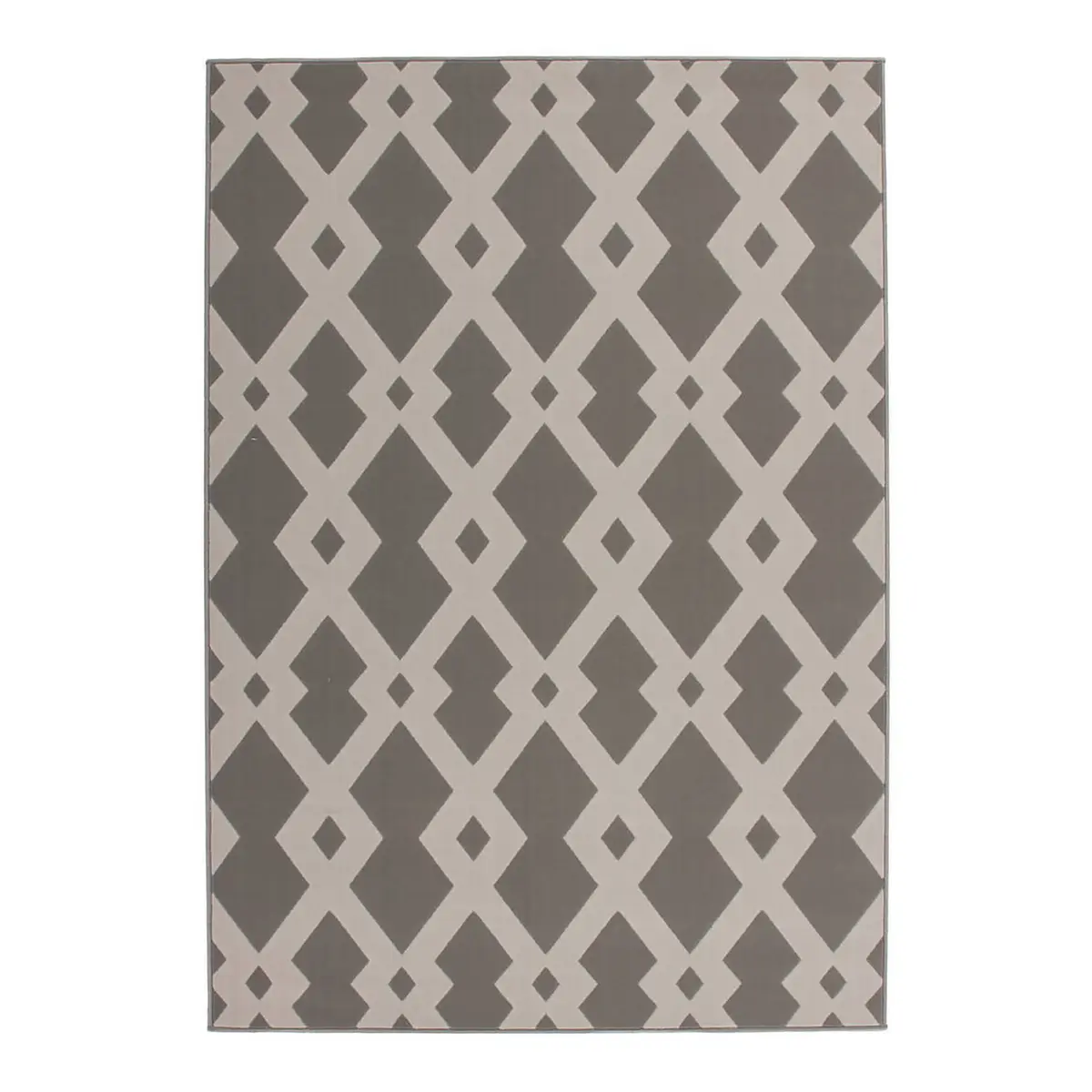 Kurzflorteppich Now! 100 Grau/Taupe Webstoff 80 x 150cm | Grau