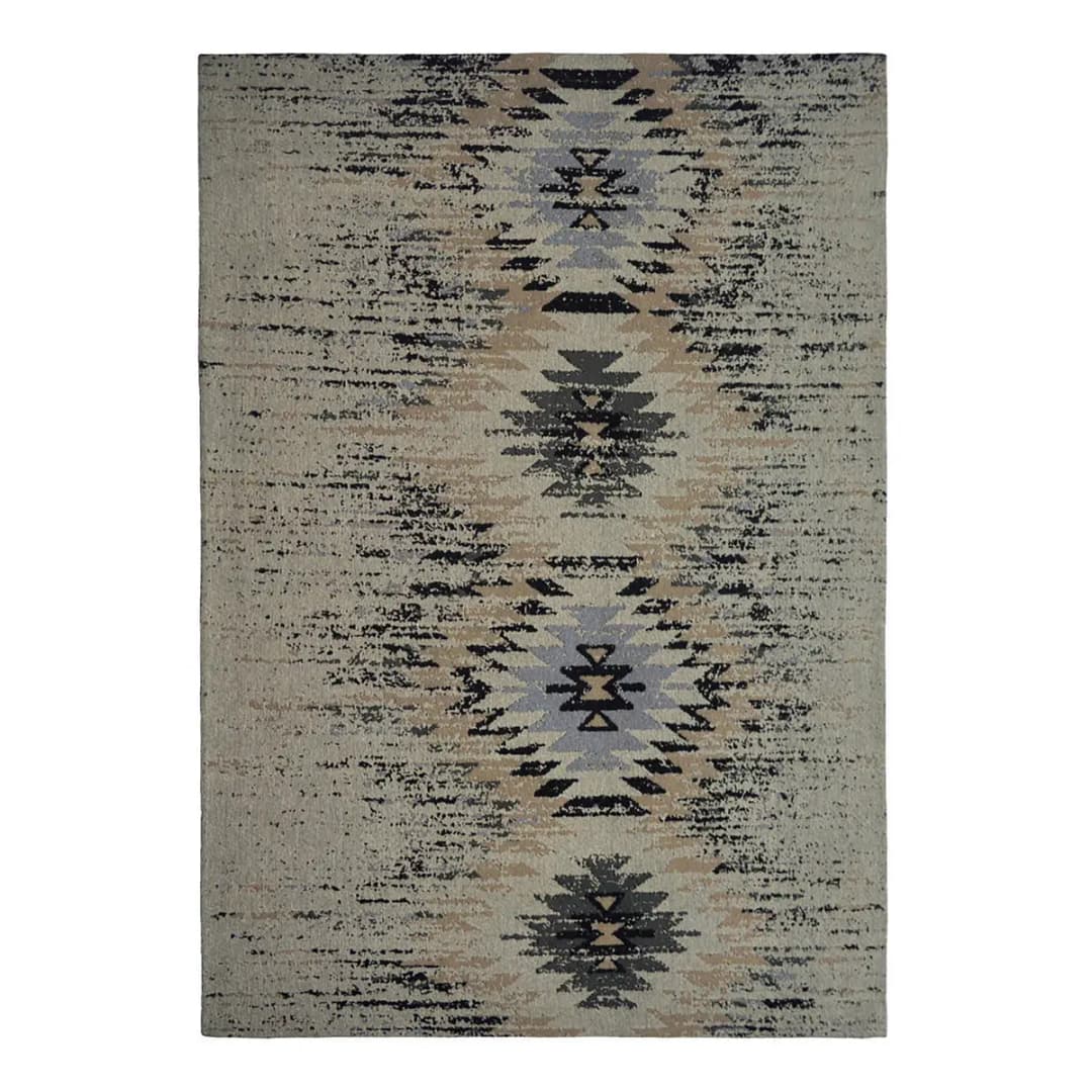 Wollteppich Solitaire 210 Grau 120 x 170cm Baumwollstoff | Grau