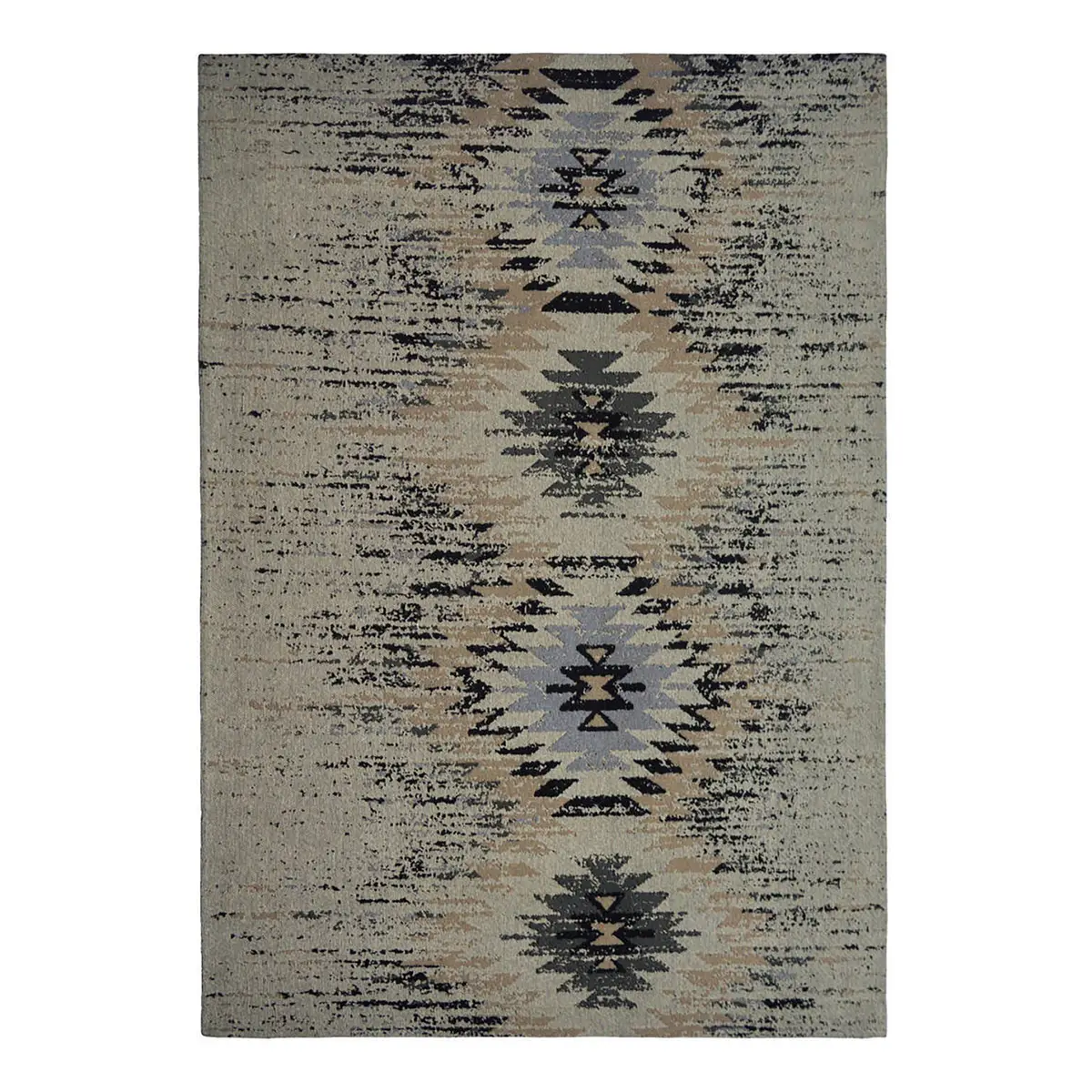 Wollteppich Solitaire 210 Grau 120 x 170cm Baumwollstoff | Grau