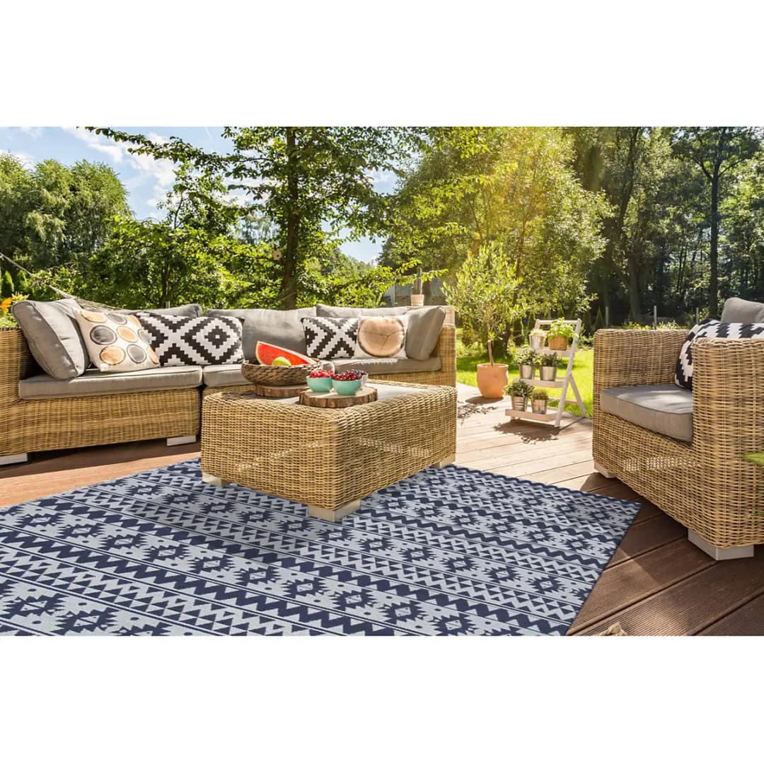 In-/Outdoorteppich Sunny 210 | Blau