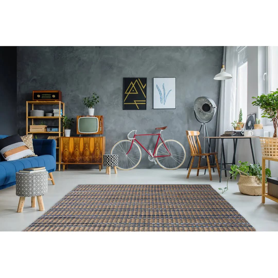 Kurzflorteppich Sienna 110 | Blau