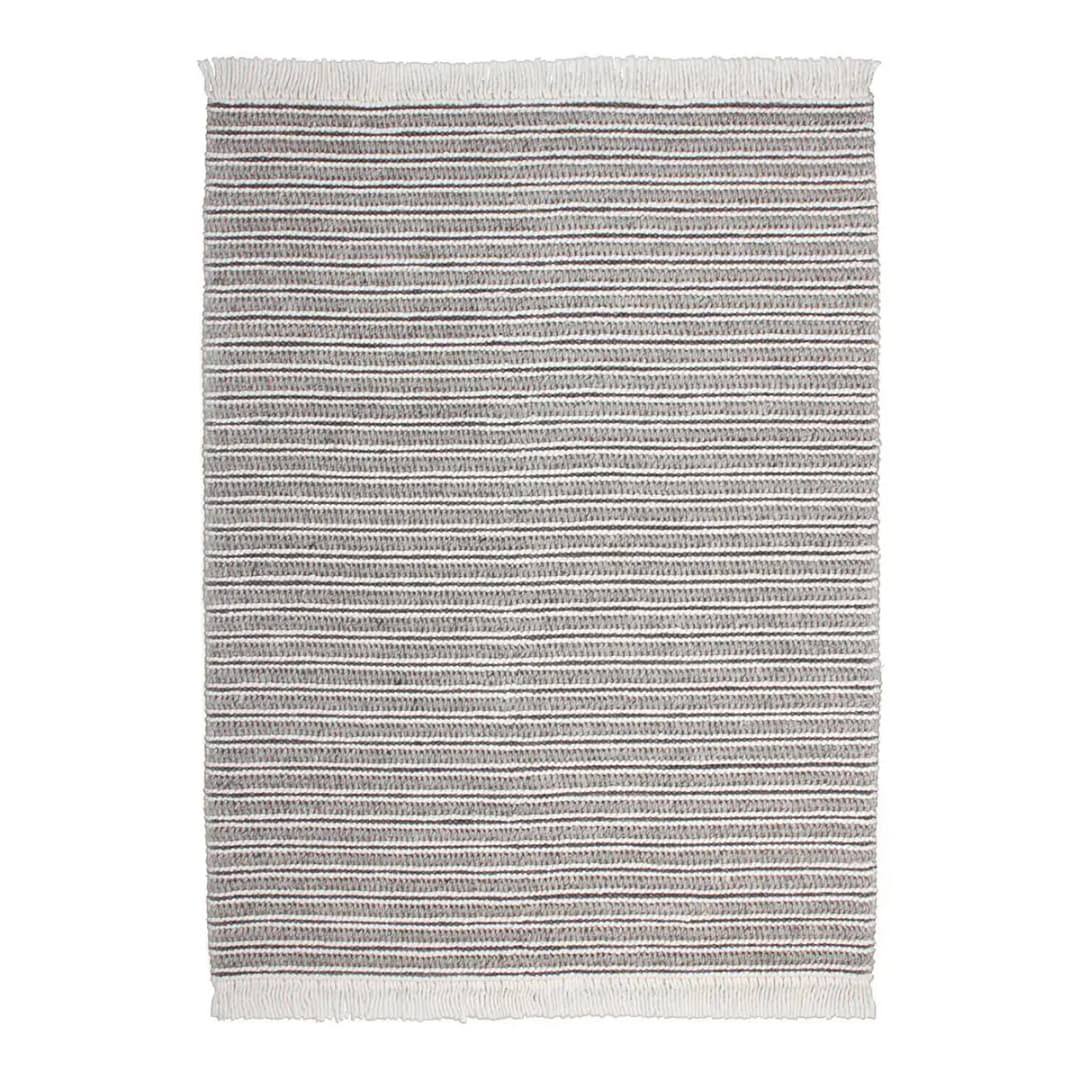 Kurzflorteppich Natura 110 Grau 120 x 170cm Webstoff | Grau