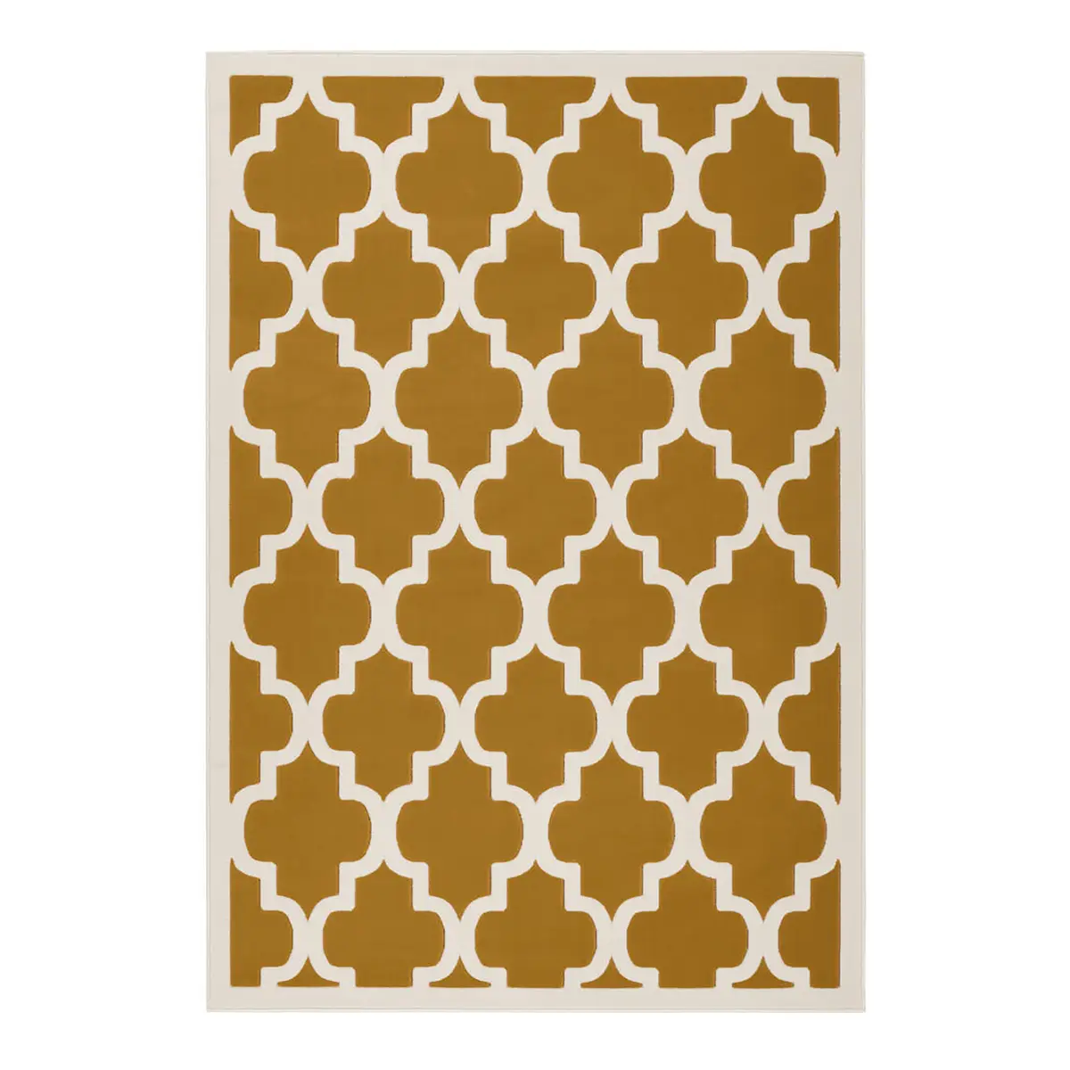 Kurzflorteppich Manolya 2097 Beige/Gold | Beige