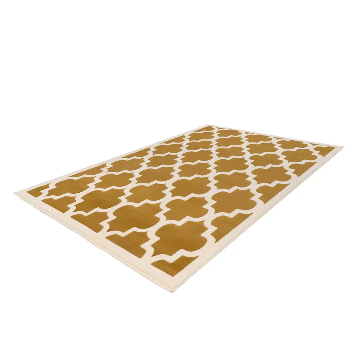 Kurzflorteppich Manolya 2097 Beige/Gold | Beige