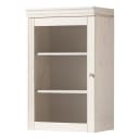 Massiver Hängeschrank Typ A 50cm Weiß/Kiefer Weiß | Holztöne