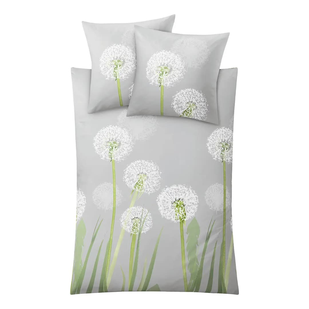 Mako-Satin-Bettwäsche Belfiore | Grau