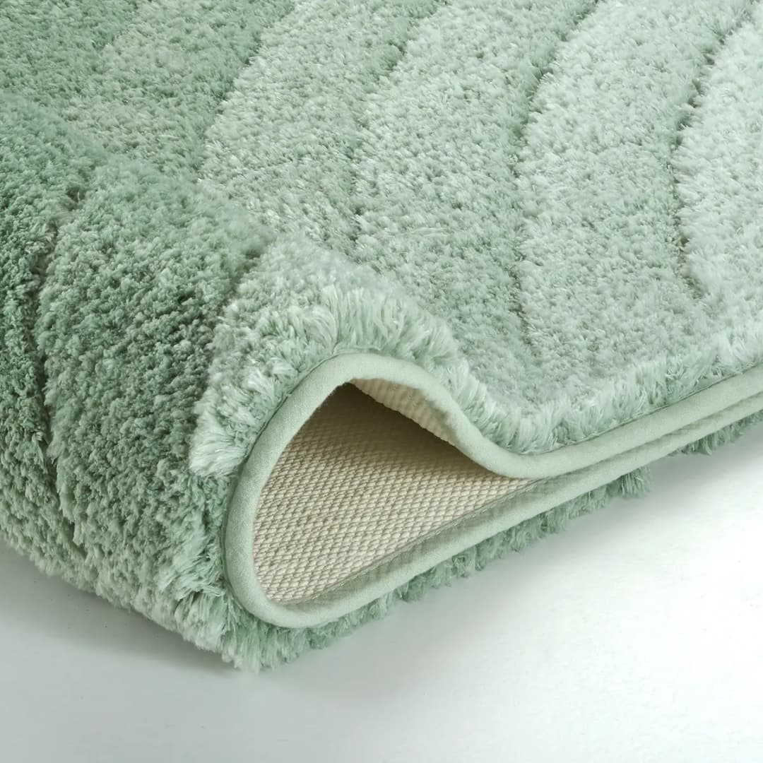 Badteppich Tender 60 x 60cm Grün/Lindgrün | Grün