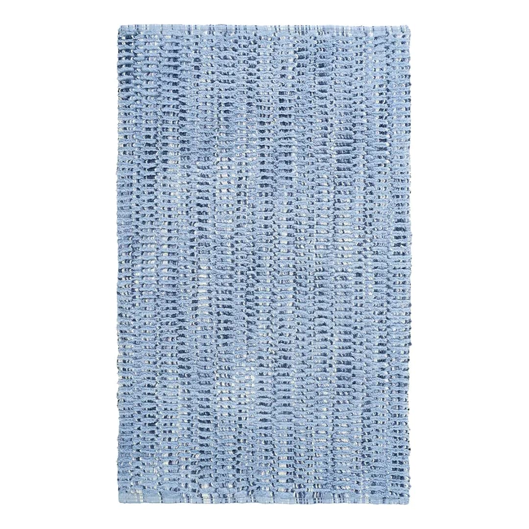 Badteppich 60 x 100cm Blau/Eisblau | Blau