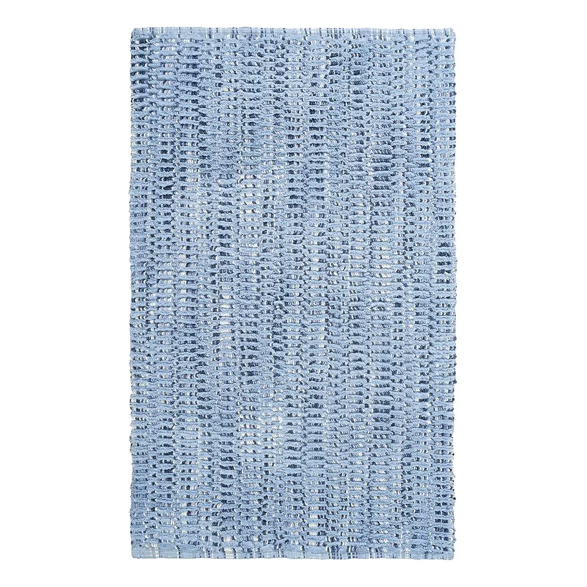 Badteppich 60 x 100cm Blau/Eisblau | Blau