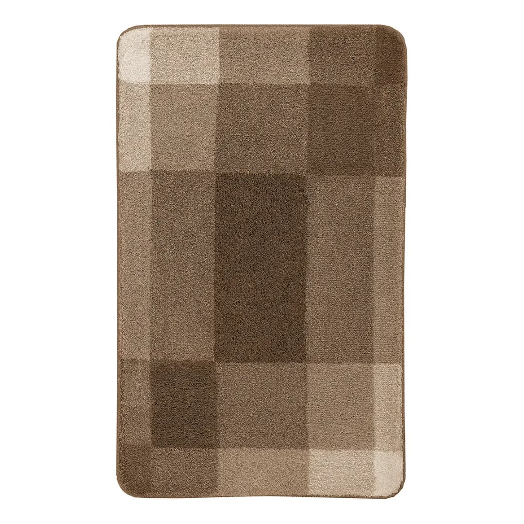 Badteppich 60 x 100cm Braun | Braun