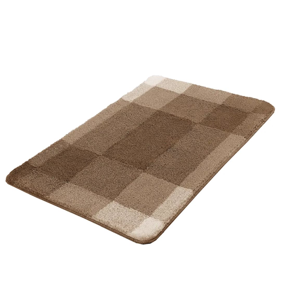 Badteppich 60 x 100cm Braun | Braun