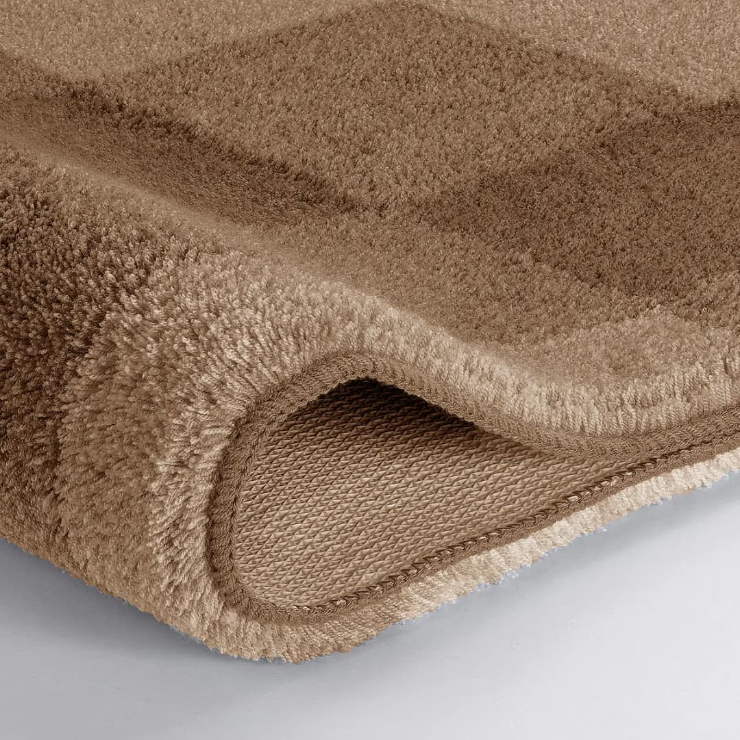 Badteppich 60 x 100cm Braun | Braun