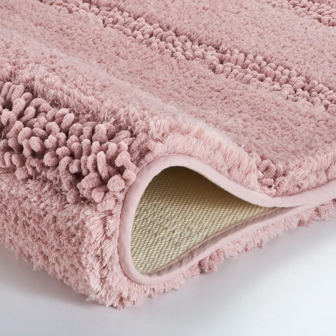 Badteppich 70 x 120cm Pink/Rosa | Rosa