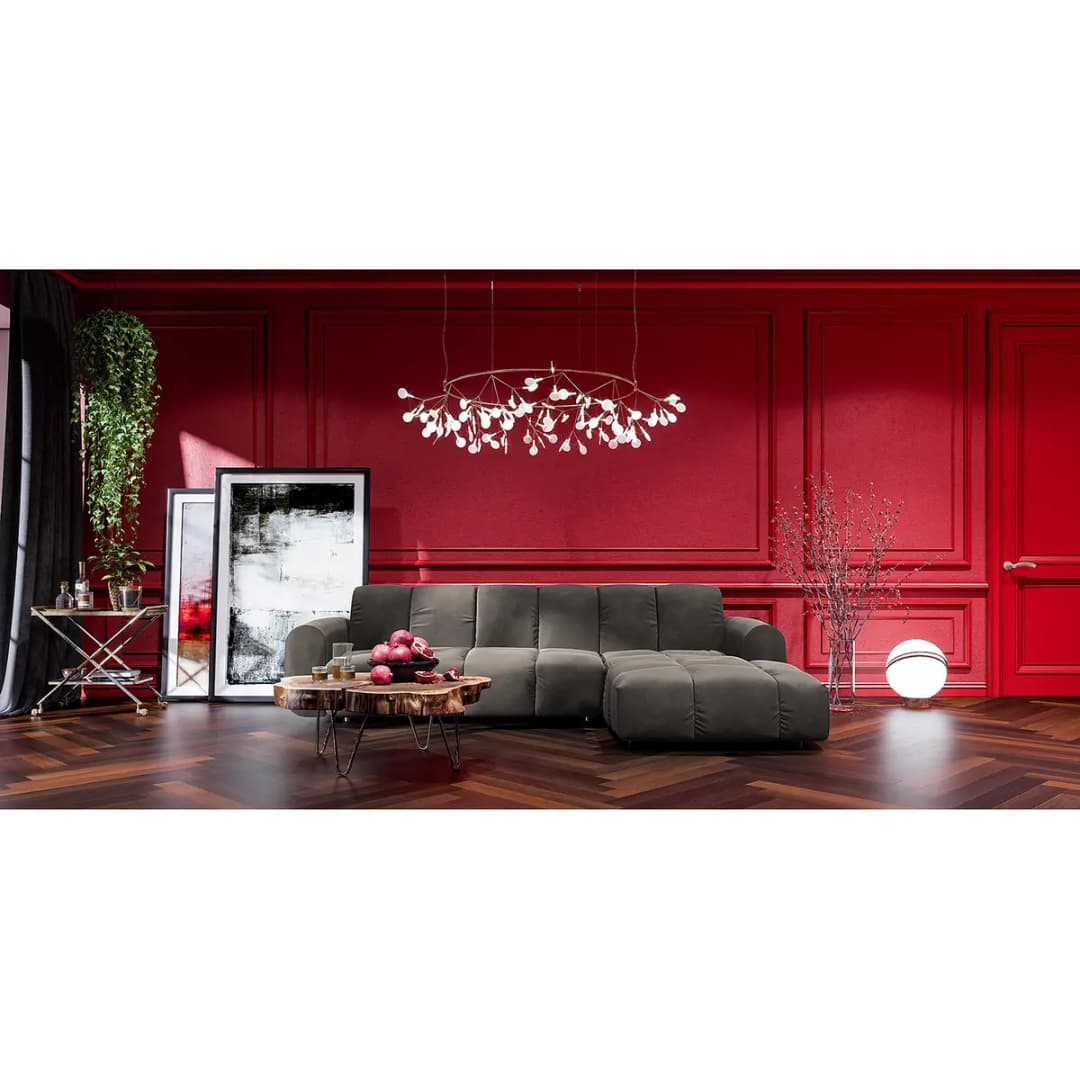 Ecksofa Malter | Grau