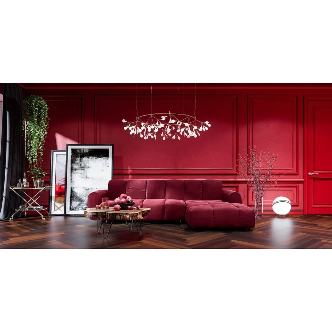Ecksofa Malter | Rot