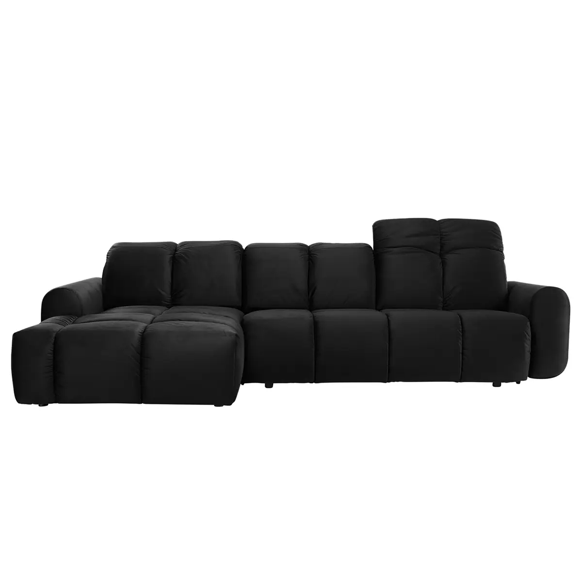 Ecksofa Malter | Schwarz