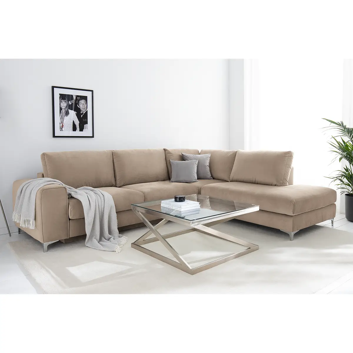 Ecksofa Baitz | Braun