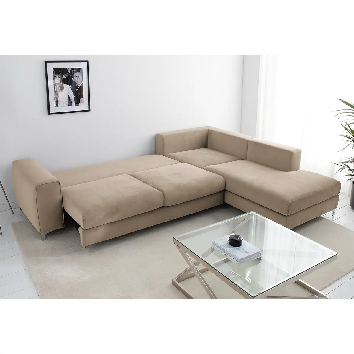 Ecksofa Baitz | Braun
