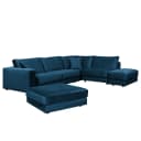 Ecksofa Oakey I | Blau