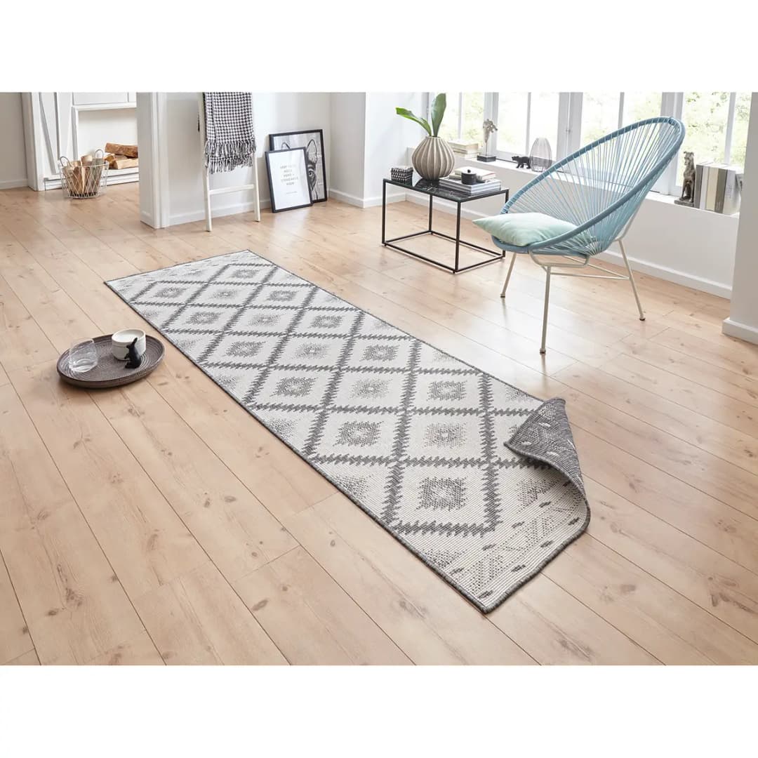 In-/Outdoorteppich Malibu Grau/Grau | Grau