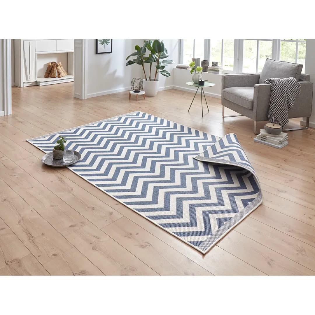In-/Outdoorteppich Palma | Blau