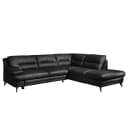 Ecksofa Lutz II | Schwarz