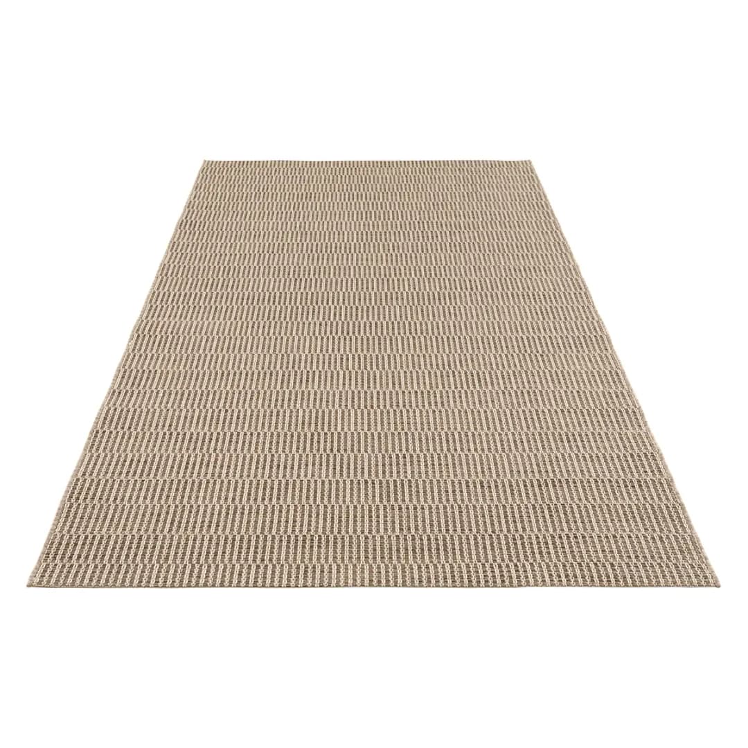 In-/Outdoorteppich Dreux Beige/Beige Webstoff 120 x 170cm