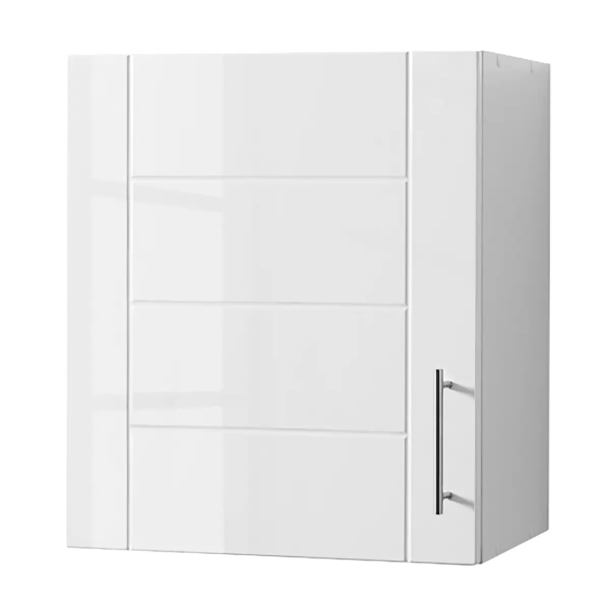 Hängeschrank Nevada 50cm Weiß/Hochglanz Weiß/Weiß | Weiß