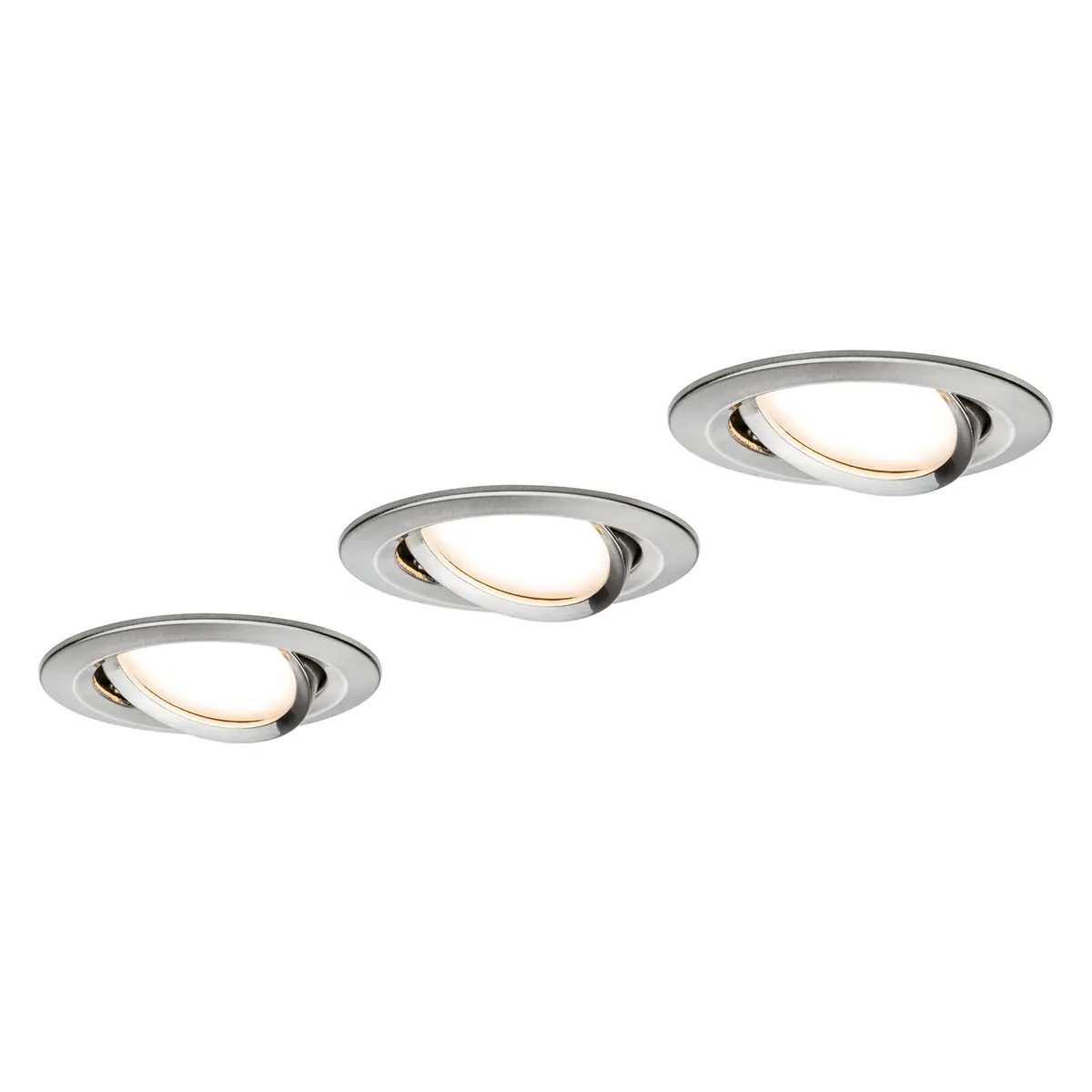 LED-Einbauleuchte Coin | Silber