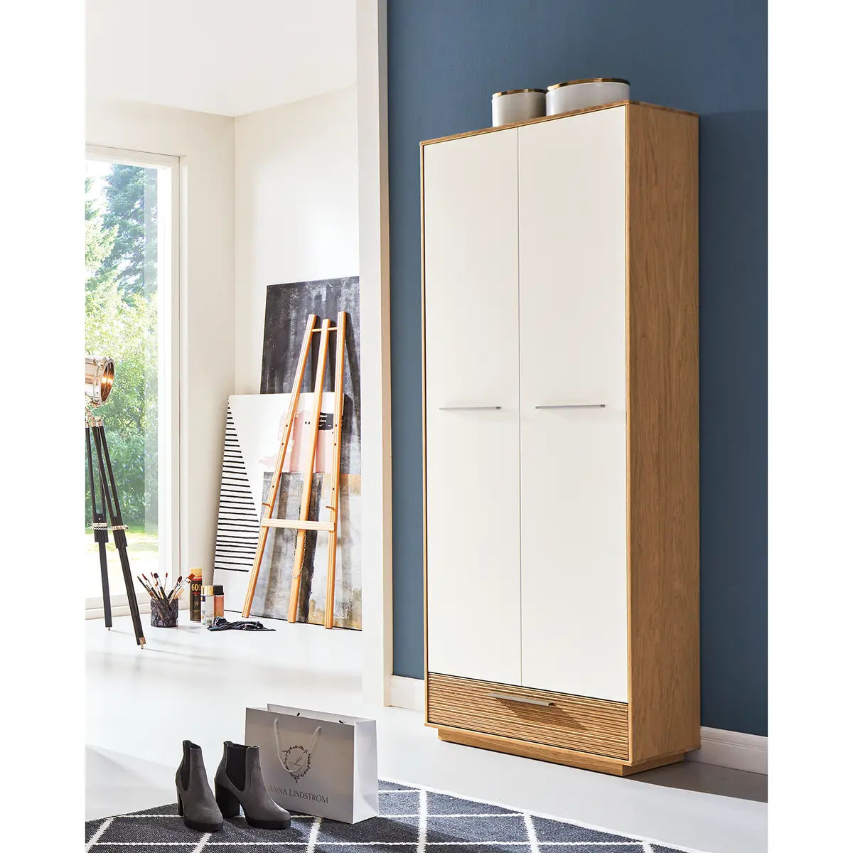 Garderobenschrank I | Weiß