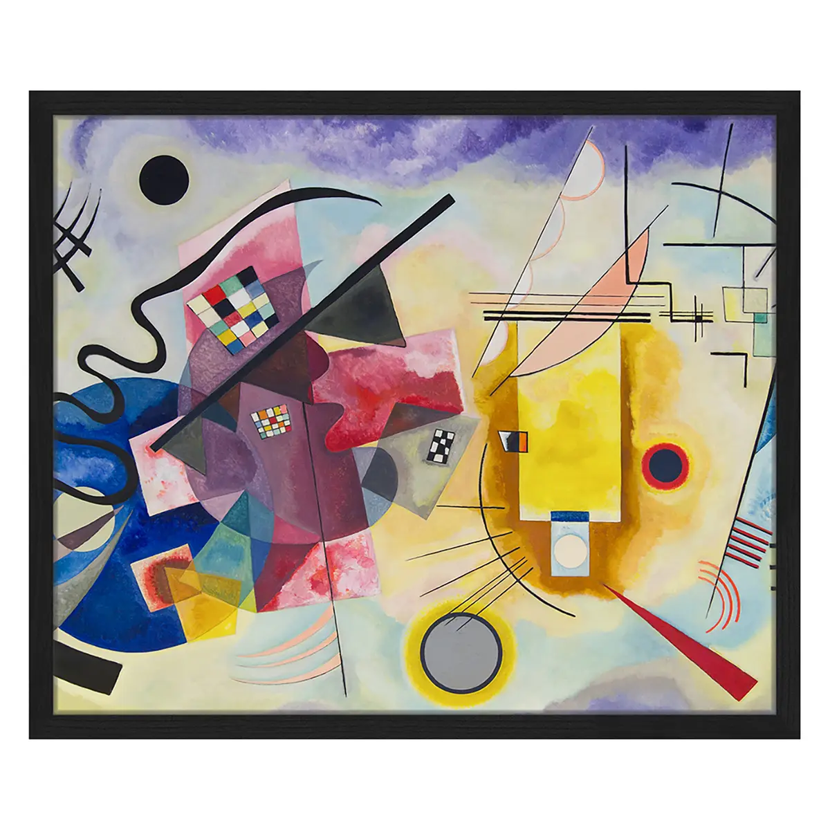Bild Yellow-Red-Blue | Mehrfarbig