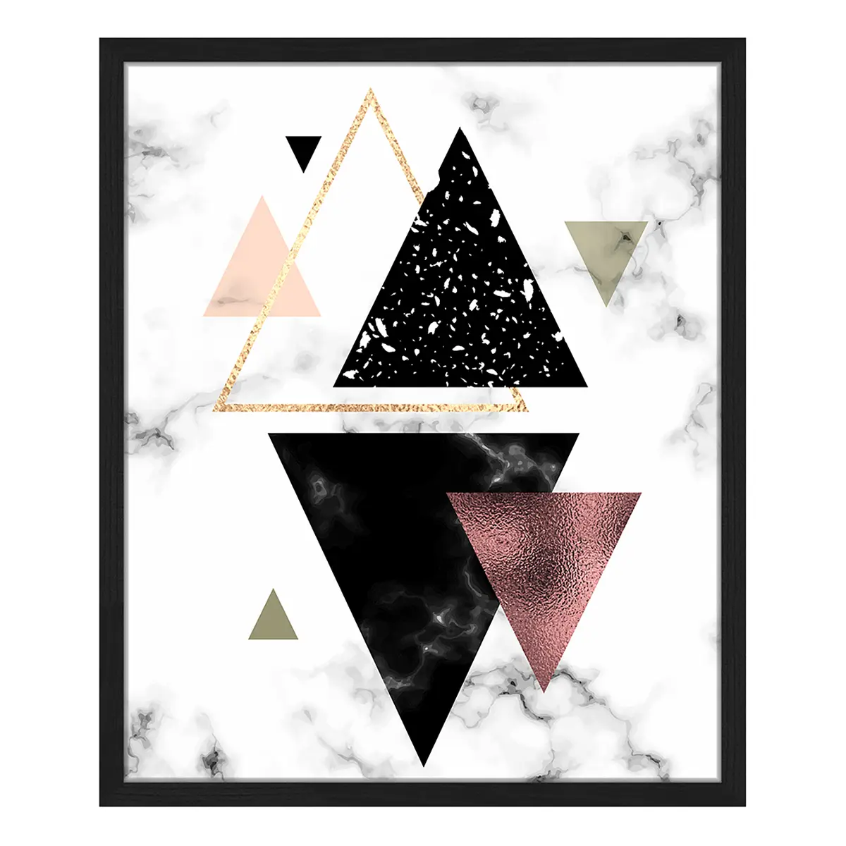 Bild Triangles | Mehrfarbig