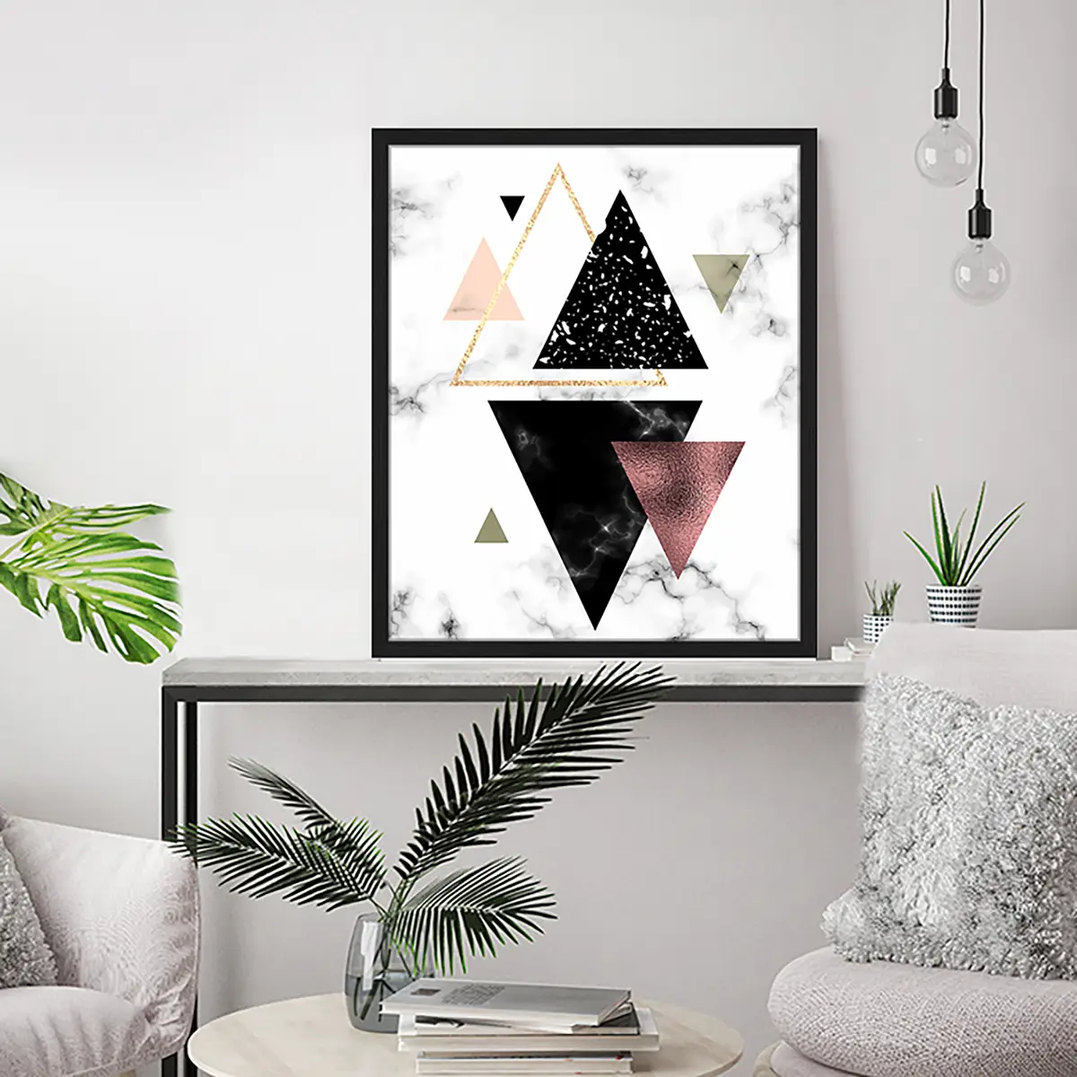 Bild Triangles | Mehrfarbig