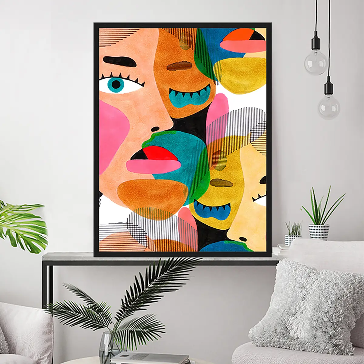 Bild The Face | Mehrfarbig