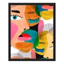 Bild The Face Rahmen | Mehrfarbig