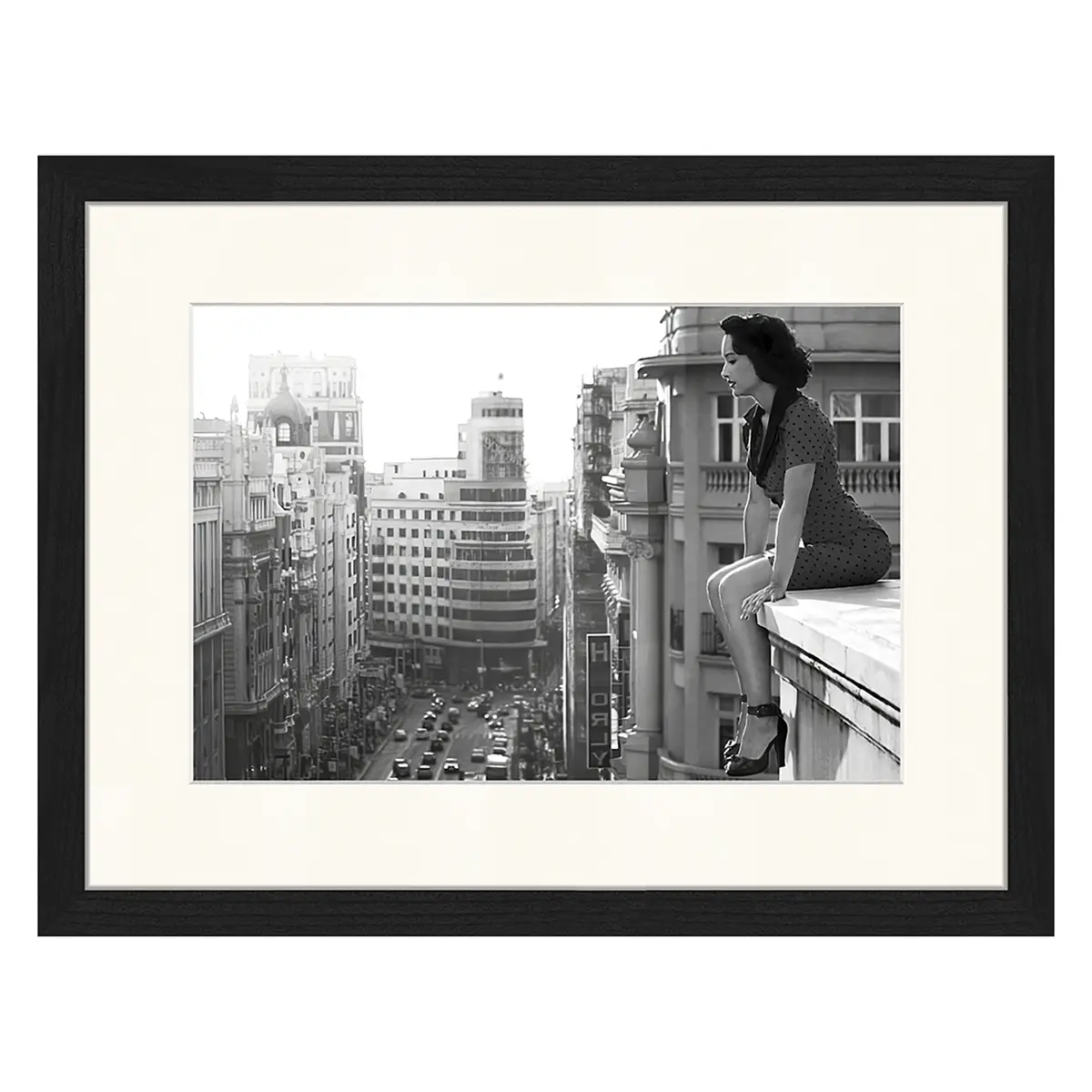 Bild Vintage City Rahmen | Mehrfarbig
