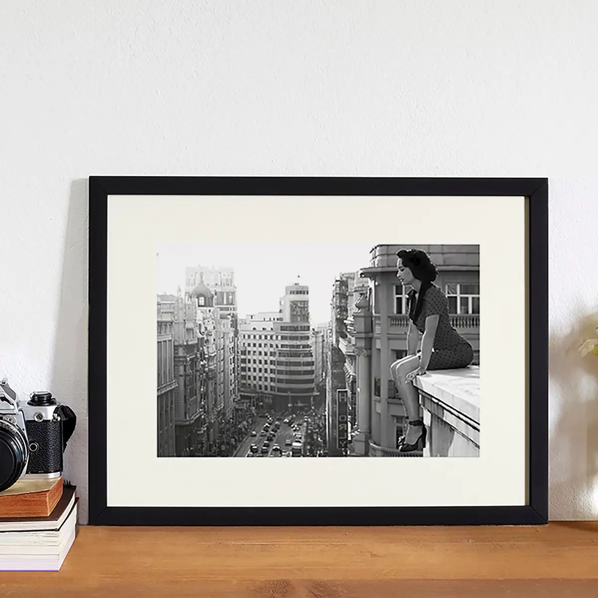 Bild Vintage City Rahmen | Mehrfarbig