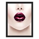 Bild Lips Rahmen | Mehrfarbig