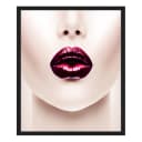 Bild Lips Rahmen | Mehrfarbig