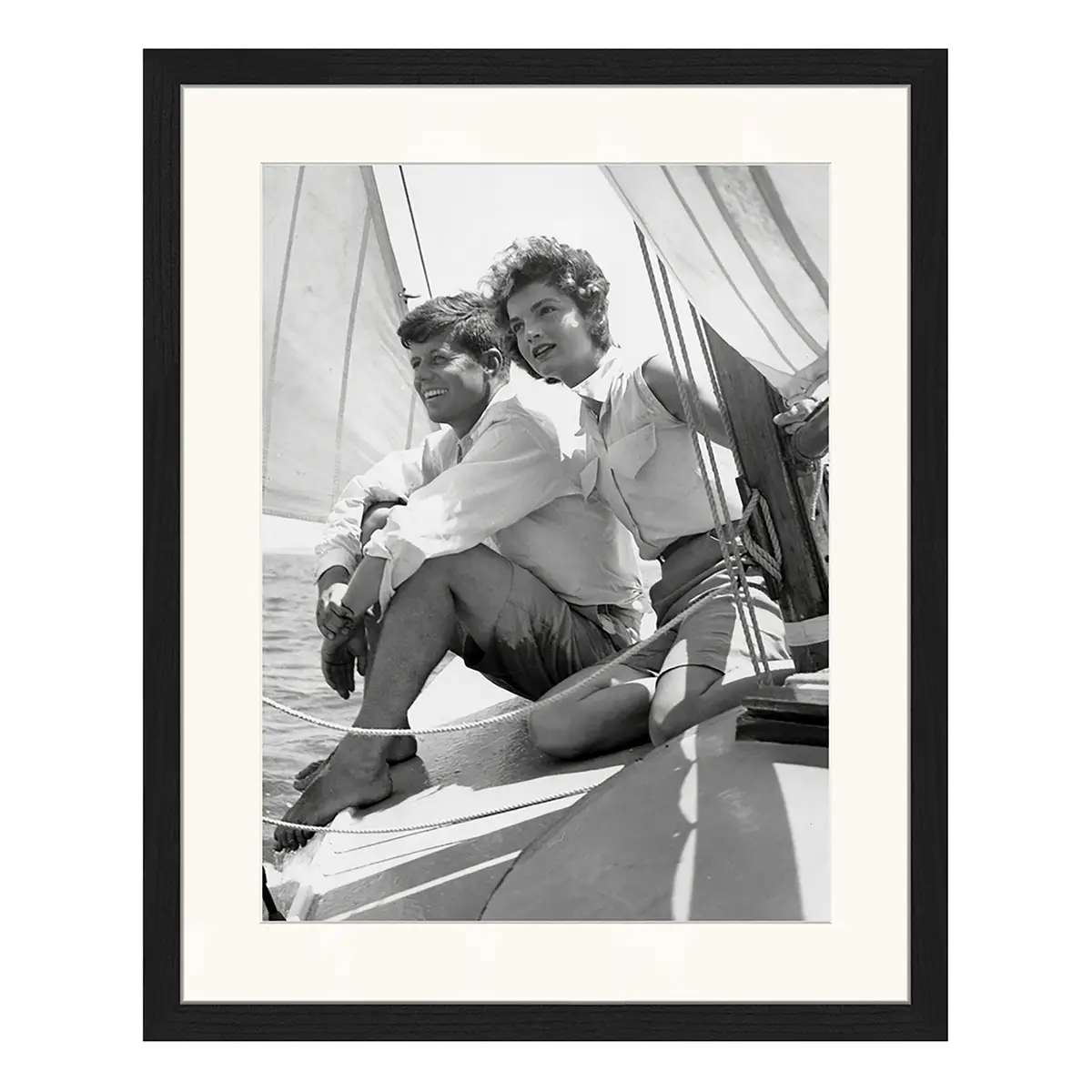 Bild John and Jackie Kennedy | Mehrfarbig