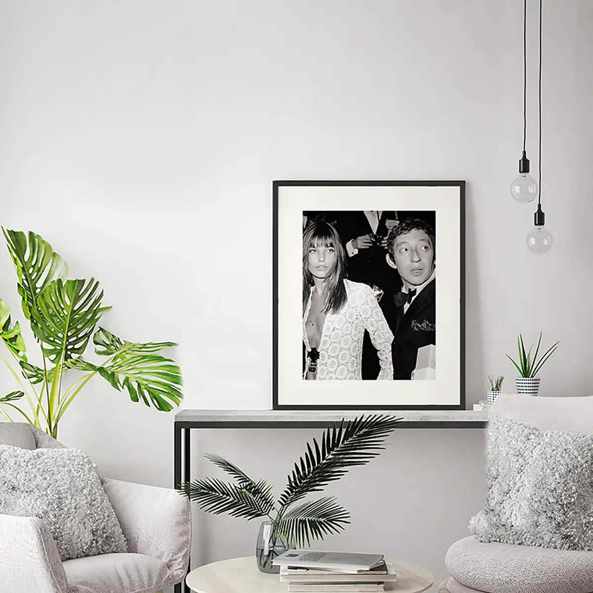 Bild Serge Gainsbourg and Jane Birkin | Mehrfarbig