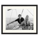 Bild Alain Delon and Brigitte Bardot | Mehrfarbig
