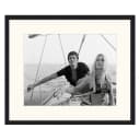 Bild Alain Delon and Brigitte Bardot | Mehrfarbig