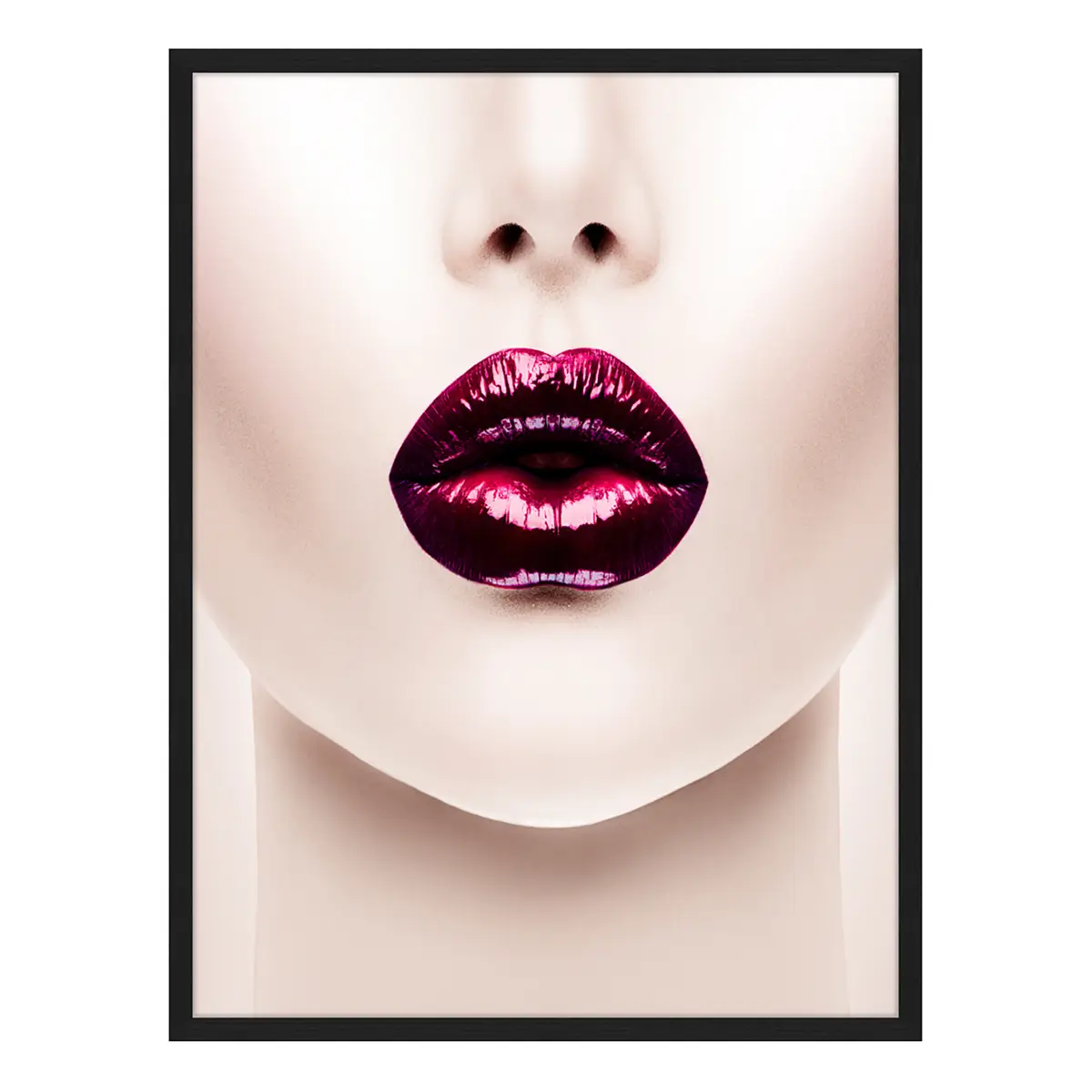 Bild Lips Rahmen | Holztöne